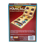 Mancala - Real Wood Folding Set, With Multicolor Stones By , 2 Players