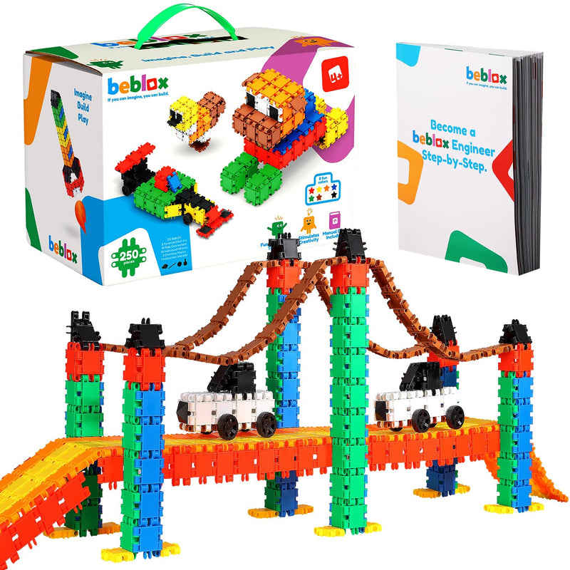 Building Blocks Building Toys For Kids Ages 4 8 250 Piece Set Learning & Ed