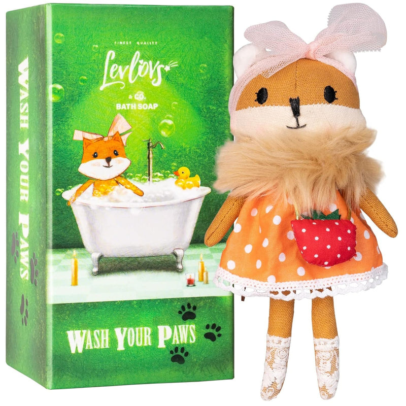 Christmas Fox Designer Doll Mouse In A Matchbox Danish Design Toy Baby Registr