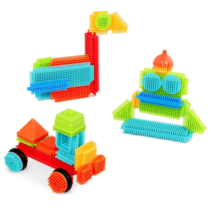 Battat Bristle Blocks Stem Interlocking Building Blocks 50 Pc Playset Devel