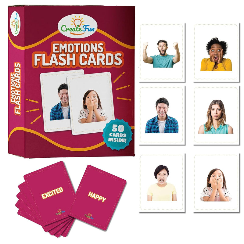 Emotions Flash Cards Volume 1 50 Feeling Photo Cards For Kids And Adults Fo