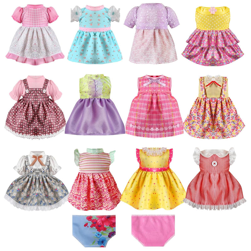 Alive Baby Doll Clothes And Accessories 12 Sets Girl Doll Princess Dress Fo