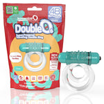 4B Doubleo 6 Vibrating Ring – Kiwi, Dual Shaft & Ball Support, Deep Rumbling Vibrations, Reusable Eco-Friendly Couples Massager, Long-Lasting Battery, Mutual Climax Enhancer