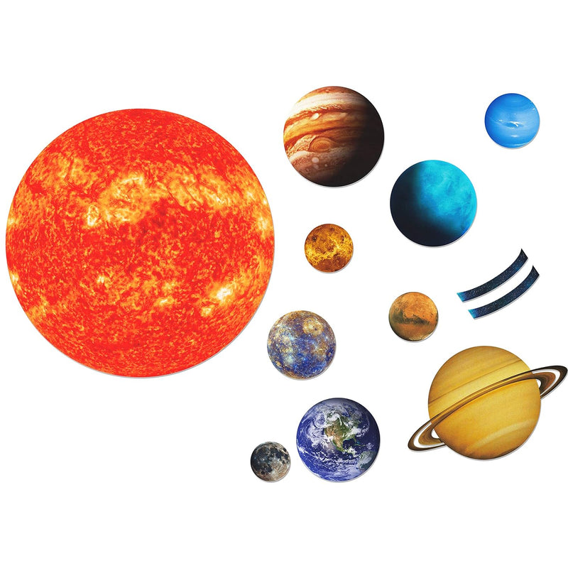 Giant Magnetic Solar System with 12 Individual Briefing Magnets.Perfect for