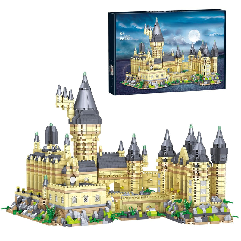 3000+Pcs Micro Mini Blocks Magic Castle Building Blocks Toys,Creative Ideal