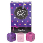 Oh! Adult Role Play Foreplay Dice Game For Couples - Pack Of 3
