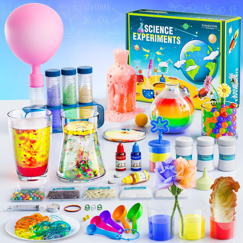 50 Lab Experiments Science Kit For Kids, Stem Activities Educational Scient