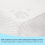 Premium Crib & Toddler Mattress – GREENGUARD Gold Certified & CertiPUR-US Certified, Fits All Standard Crib & Toddler Beds, Waterproof Sleep Surface, Machine-Washable Outer Cover for Easy Care