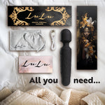 Wand Vibrator For Women - Strong Multi-Speed Waterproof Vibrating Wand Massager - Silent Rechargeable Clitoral Stimulation Sex Toy - Mini Vibrator With Usb Charging