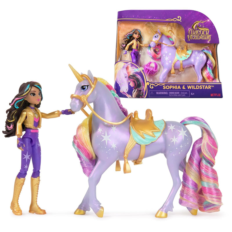 , Sophia & Wildstar Set With 2 Riding Accessories & Hair Styling Tool, Doll