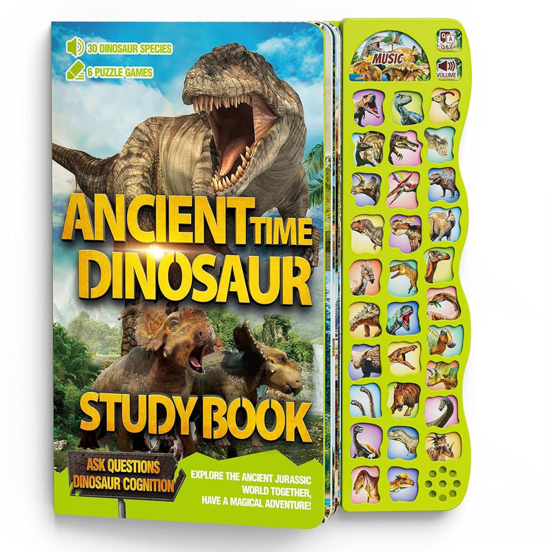 Dinosaur Toys For Kids 3 5 Dinosaur Book With Sounds 30 Species Names & Rea