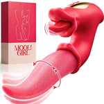 Tongue Toy For Women - 3 In 1 Tongue Vibrator Women Sex Toys G Spot Vibrator With 10 Swinging & Vibration & Licking Modes, Female Sex Toys Thrusting Vibrator Adult Toys For Couples Sex Toy