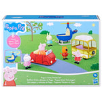Peppa Pig Toys Peppa's Little Vehicle Set, Includes Helicopter, Camper, and Car Toys and 5 Peppa Pig Figures, Preschool Toys for 3 Year Olds and Up (Amazon Exclusive)