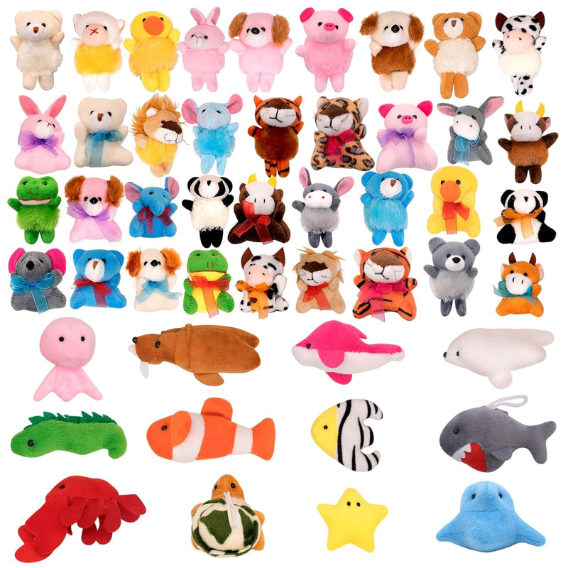 48 Pack Small Stuffed Animals Bulk Gifts For Kids (2.3/2" 2.5/3.5" Each), Part