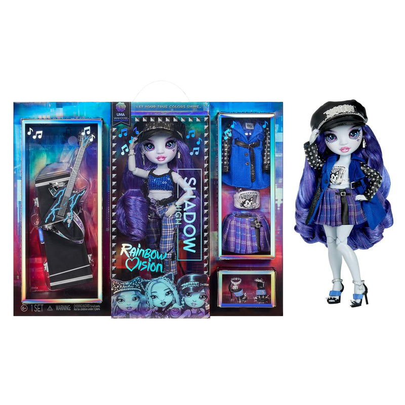 Vision And Neon Shadow Uma Vanhoose (Neon Blue) Posable Fashion Doll. 2 Des
