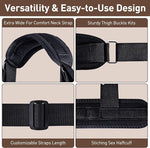 BDSM Bondage Restraints Set – Adjustable Neck, Wrist & Thigh Straps for Couples