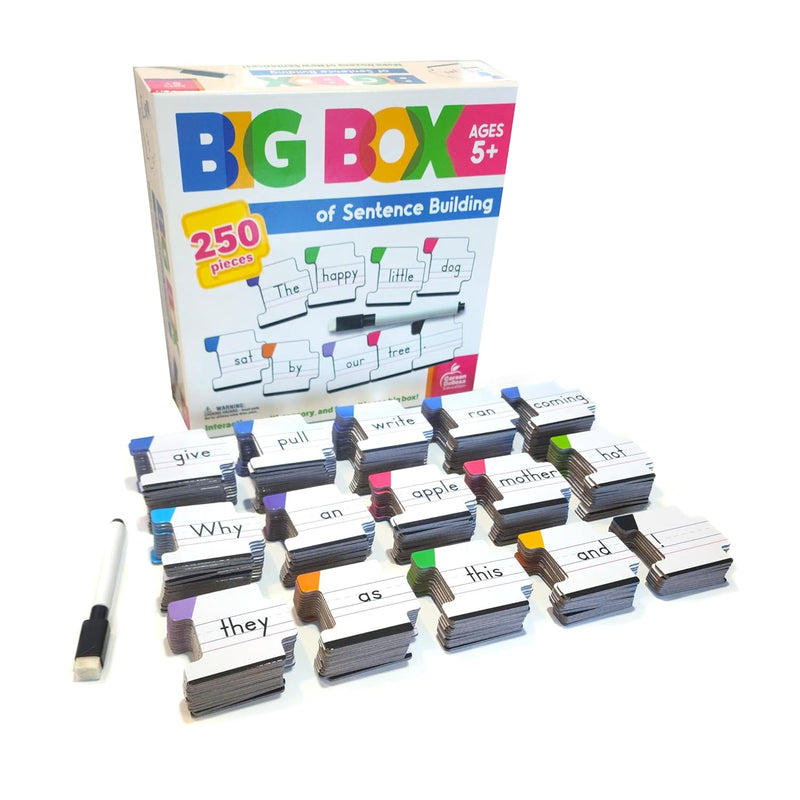 Carson Dellosa 250-Piece Big Box of Sentence Building for Kids, Sight Word
