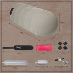 Inflatable BDSM Positioning Pillow with Toy Mount, Bondage Cuffs & Accessories