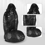 Large Thick Realistic Dildo, Giant Dildos G-Spot Anal & Vagina Stimulation For Women Men Players, Black Analdildo Massive Butt Plug Sex Toy For Advanced Player