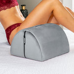 Microvelvet Grey Sex Toy Mount – Versatile Hands-Free Dildo & Vibrator Cushion