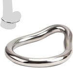 Stainless Steel Cock Ring for Lasting Erection, 7 Sizes for Men, 1.65 Inch