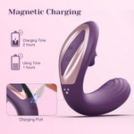 Remote-Controlled Clitoral Licking & G-Spot Vibrator with 7 Licking & 10 Vibration Modes