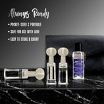 Temptasia Clit & Nipple Suckers Set, Adjustable Vacuum for Heightened Sensitivity