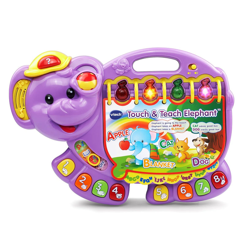VTech Touch and Teach Elephant, Purple