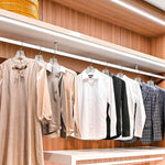 Clear Plastic Hangers 24 Pack - Crystal Cut Hangers for Clothes - Invisible Dress Hangers for Suits - Heavy Duty Hangers - Nonslip Coat and Shirt Hangers, 17" inch