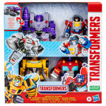 Transformers Toys Heroes vs Villains 4-Pack, Autobot and Decepticon 4.5-Inch Action Figures, Preschool Robot Toys for Kids Ages 3 and Up