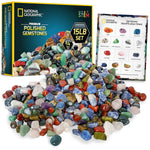 National Geographic Polished Gemstone Collection 15 Lb. Bulk Pack