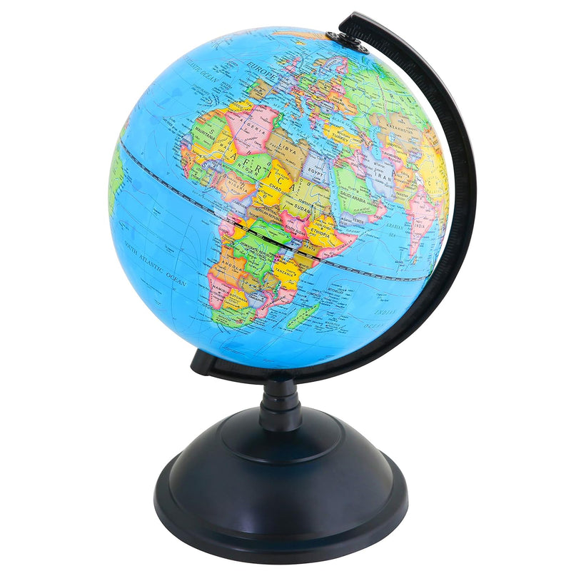 8" World Globe Political Map Educational English