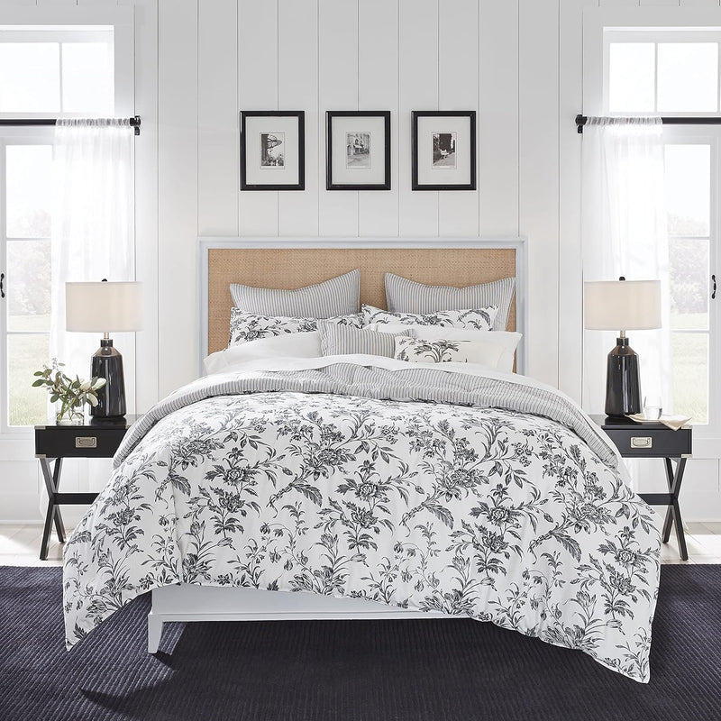- Queen Comforter Set, Reversible Cotton Bedding, Includes Matching Shams With