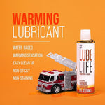 Water-Based Warming Lube – Smooth, Long-Lasting Personal Lubricant, 8 Fl Oz