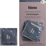 Climax Control Condoms – Studded, Benzocaine Lubricated, 8 Pack