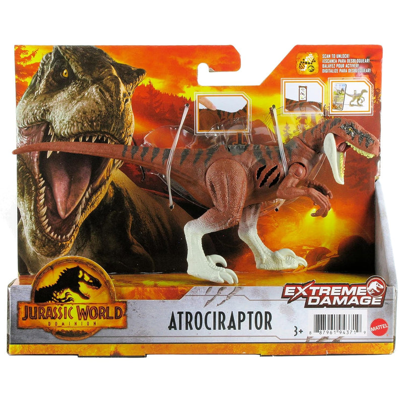 Dominion Extreme Damage Atrociraptor Dinosaur Action Figure Black