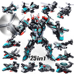 Robot Stem Building Toy For Boys, 25 In 1 Best Gift Toy For Boys Ages 6 7 8 9 10 11 12