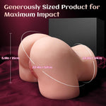 Vibrating Male Masturbator Toy with 12 Vibration Modes, 3D Soft Realistic Stroker
