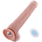 11.8”Vibrating Dildo With 3 Speeds + 4 Modes With Kliclok System - Extra-Length Silicone Dildo For Advanced Users - 9.8" Insert-Able Length, Max Girth 6.7",Max Diameter 2.1" - Amazing Series