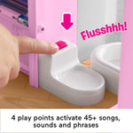 Barbie Dreamhouse By Fisher-Price , Interactive Toddler Playset With Lights, Music, Phrases, Figures And Play Pieces