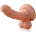 Realistic Lifelike Penis G-Spot Dildos - Soft Realistic Dildo With Big Testicle - G-Spot Dildo With Powerful Suction Cup For Hands-Free Play - Fake Penis Adult Sex Toy For Women And Couple 7.87"