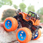 2 Pack Pull Back Cars Toys Trucks,Friction Powered Cars For Kids,Toddler Toys Inertia Car Toys For 2 3 4 5 + Year Old Boys Girls