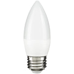 LED B13 Frosted Chandelier Torpedo Bulb 7W(60W=) E26 5000K Daylight 6-Pack