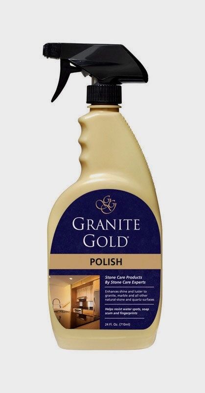 GRANITE GOLD Granite Marble Natural Stone POLISH Safe for Food Prep 24oz GG0033