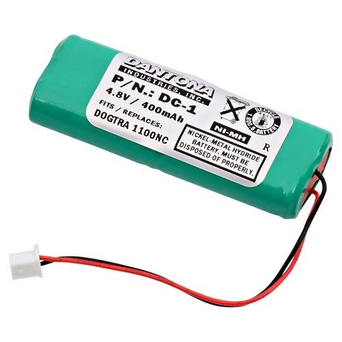 DANTONA DC-1 4.8V 400 MAH NIMH DOG COLLAR BATTERY(REPL BATTERY FOR 1000NC)