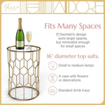 Harper Side Table Gold