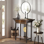 Vintage Console Table Hallway Drawer Side Table Entry Display Shelf Heavy Duty