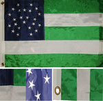 2x3 Embroidered Sewn New York City Police Dept. 300D Nylon Flag 2'x3' 2 clips