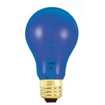 BULBRITE 105325 25W 120V A19 INCAND E26 BASE TRANSPARENT BLUE BULB (Pack of 2)