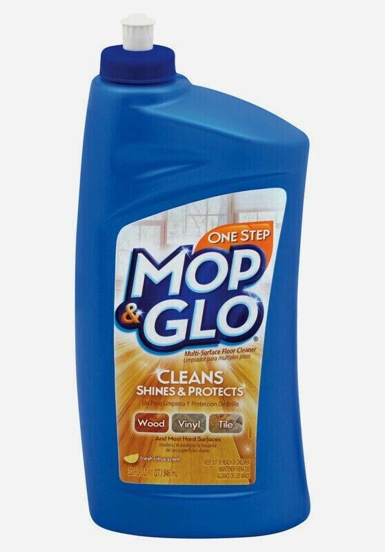 Mop & Glo FLOOR CLEANER 32 oz. Citrus Scent High Gloss Durable Shine 1920089333